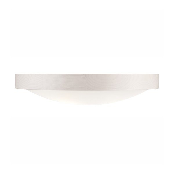 Biała lampa sufitowa ze szklanym kloszem − LAMKUR-image-3