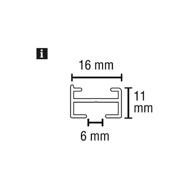 Metalowa szyna sufitowa 160 cm Lucy – Gardinia-image-4