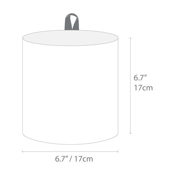 Tekstylny koszyk ø 17x17 cm Soft Storage – Bigso Box of Sweden-image-2