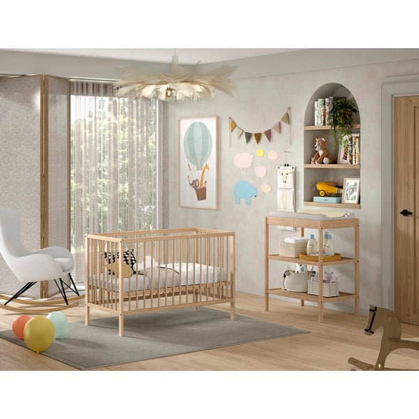 Zestaw mebli dla dzieci z litego drewna bukowego 2 szt. Dino – Vipack-image-1