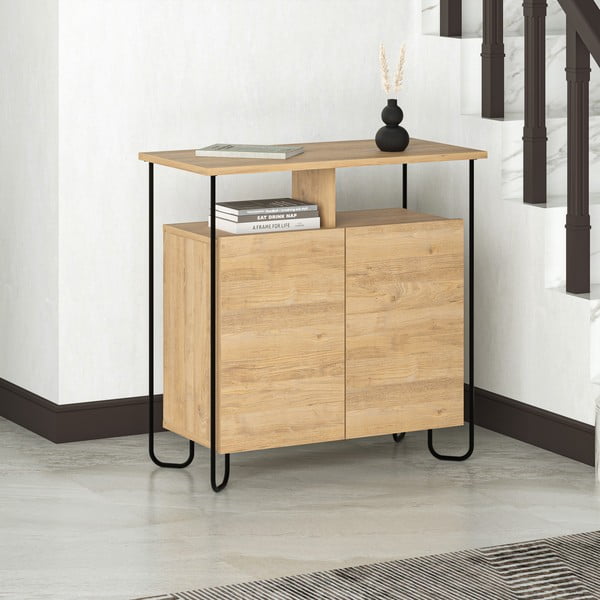 Szafka w dekorze dębu 80x80 cm Dilly – Marckeric-image-1