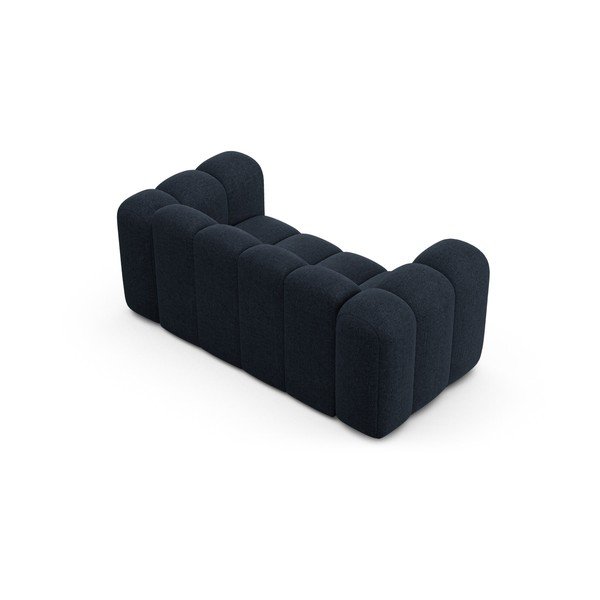 Ciemnoniebieska sofa z tkaniny szenilowej 170 cm Lupine – Micadoni -image-2