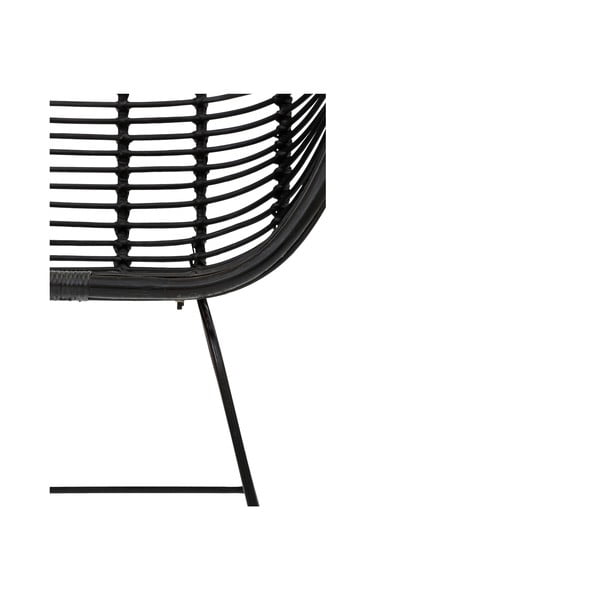 Czarne rattanowe krzesła zestaw 2 szt. Kiran – Støraa-image-1