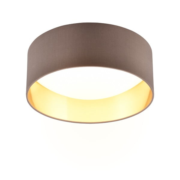 Jasnobrązowa lampa sufitowa LED ø 30 cm Locarno – Reality-image-1