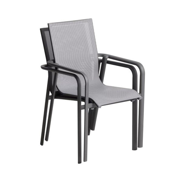 Szare krzesło ogrodowe Canea – Kave Home-image-3