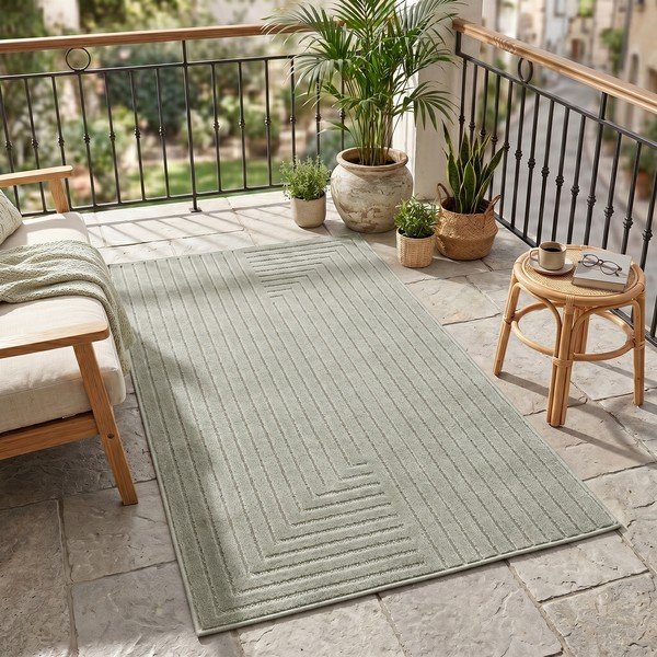 Zielony chodnik odpowiedni na zewnątrz 80x250 cm Nova 1202 – Ayyildiz Carpets-image-1