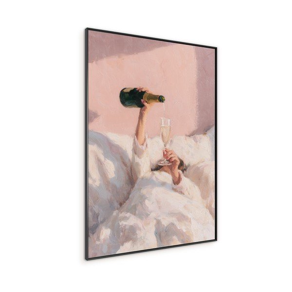 Obraz drukowany z ramą w zestawie/na płótnie 70x100 cm Lazy Sunday – Styler-image-4