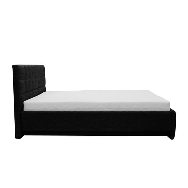 Czarne łóżko 2-osobowe Mazzini Beds Dream, 140x200 cm-image-3