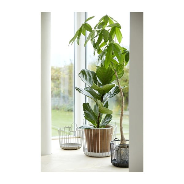 Metalowy koszyk druciany ø 38x18 cm Inu – Zone-image-3