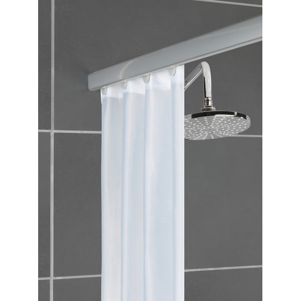Drążek na zasłonę prysznicową w kolorze srebra z połyskiem 75 - 125 cm Era – Wenko-image-4