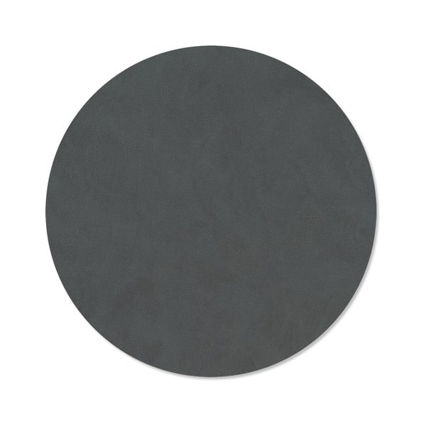 Mata stołowa ze skóry ekologicznej ø 30 cm Circle M Nupo – LIND DNA