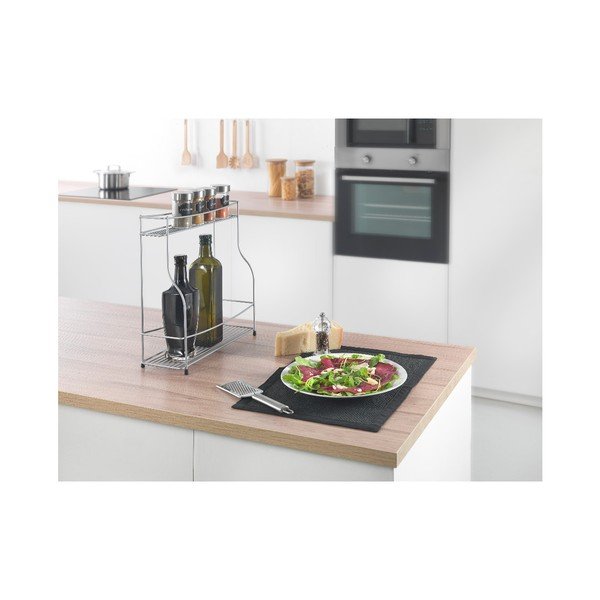 Regał na przyprawy z 2 półkami Metaltex Balsamico-image-1