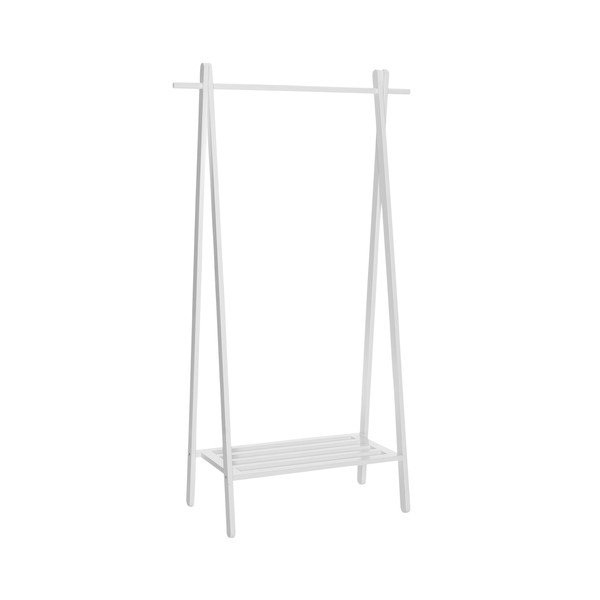 Biały stojak na ubrania z litego drewna dębowego 91x159x43 cm – Ellos Home