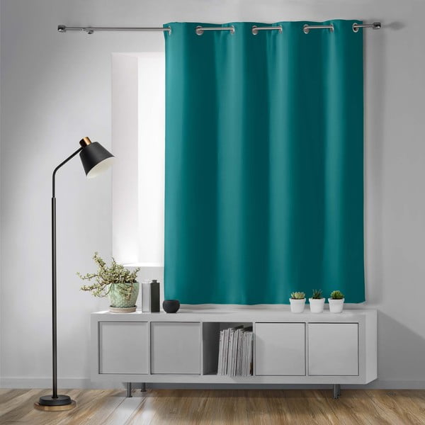 Niebieska zasłona zaciemniająca 135x180 cm Occult – douceur d'intérieur-image-2