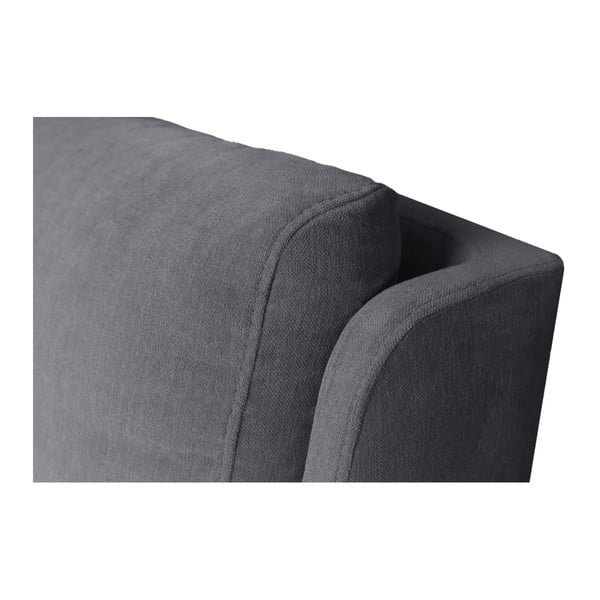 Szare łóżko 2-osobowe Mazzini Beds Vicky, 160x200 cm-image-4