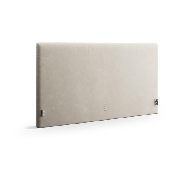 Beżowy tapicerowany zagłówek 190,5x100 cm Remo – Micadoni 