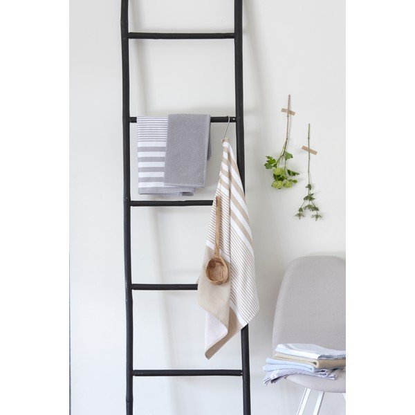 Zestaw 2 szarych ścierek w paski Walra, 50x50 cm-image-2