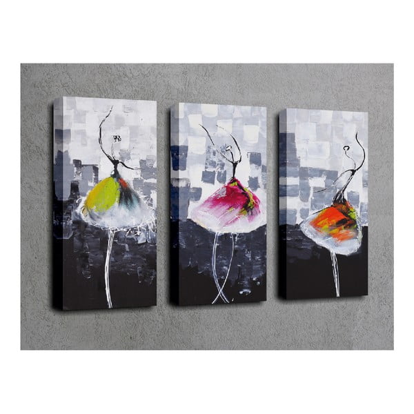3-częściowy obraz na płótnie Dancers-image-1