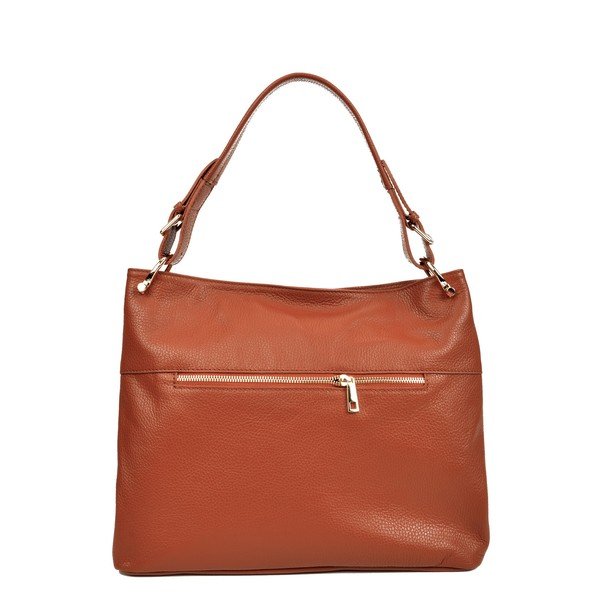 Karmelowobrązowa torebka skórzana Magnotti Bags Sisma-image-4