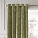 Zasłony termiczne z szenilu w kolorze khaki zestaw 2 szt. 117x183 cm Selene Luxury Chenille – Hyperion