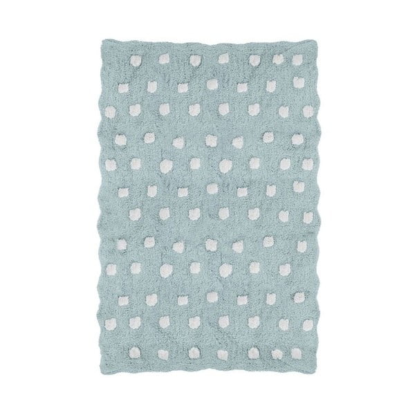 Niebieski dywan dziecięcy Tanuki Dots, 120x160 cm