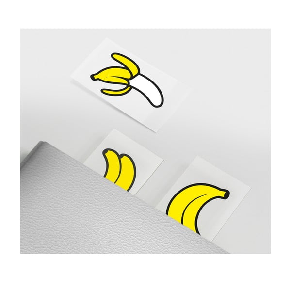 Zestaw 100 zakładek samoprzylepnych Just Mustard Banana