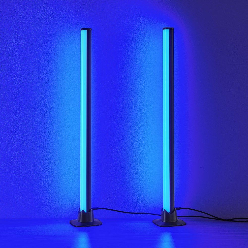 Czarna metalowa lampa stołowa LED (wysokość 55 cm) Boy – Reality (zdjęcie 6)