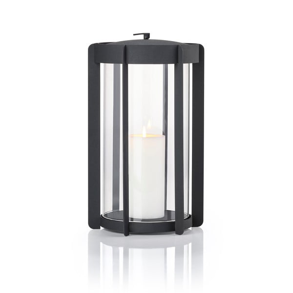 Czarny lampion LED na USB (wysokość 35 cm) Firefly – Zone-image-2