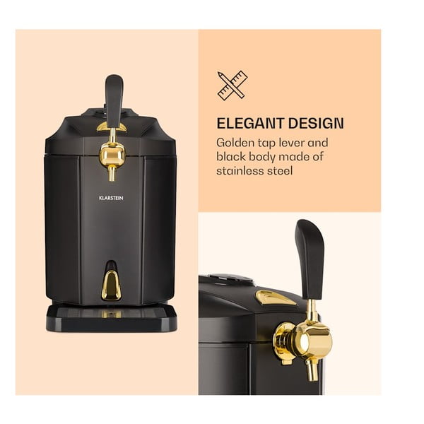 Czarny dystrybutor do piwa Klarstein Skal-image-2