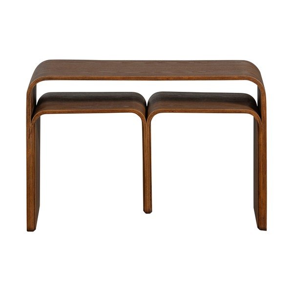 Stolik w dekorze orzecha 32x40 cm Frey – WOOOD-image-3