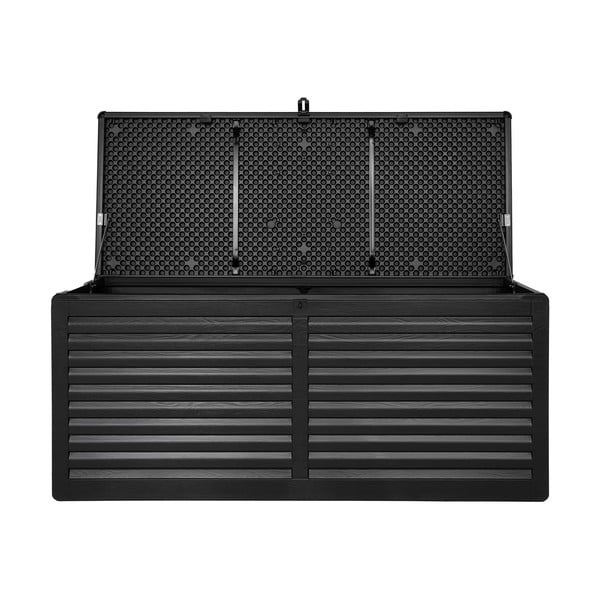 Czarna skrzynia ogrodowa Dubrovnik – House Nordic-image-1