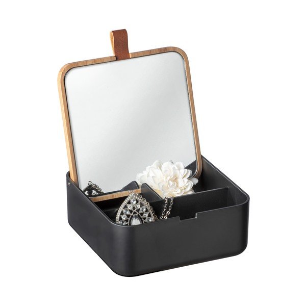 Czarny organizer z lusterkiem Wenko Bovisa-image-2