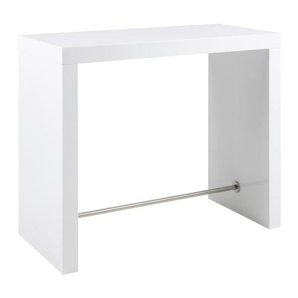 Biały stolik barowy Actona Block-image-4