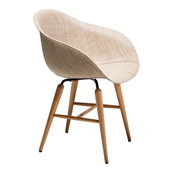 Brązowe krzesło do jadalni Kare Design Armlehe Forum