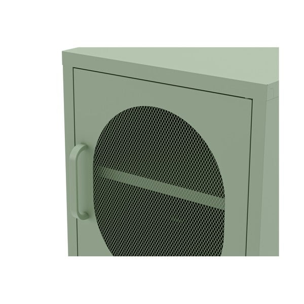 Miętowa metalowa szafka nocna Diora – Marckeric-image-4