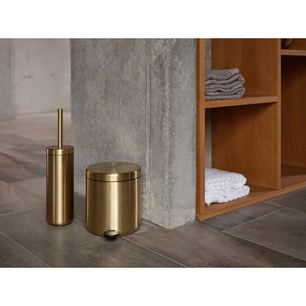 Szczotka do WC ze stali nierdzewnej w kolorze mosiądzu Ume Brass – Zone-image-1