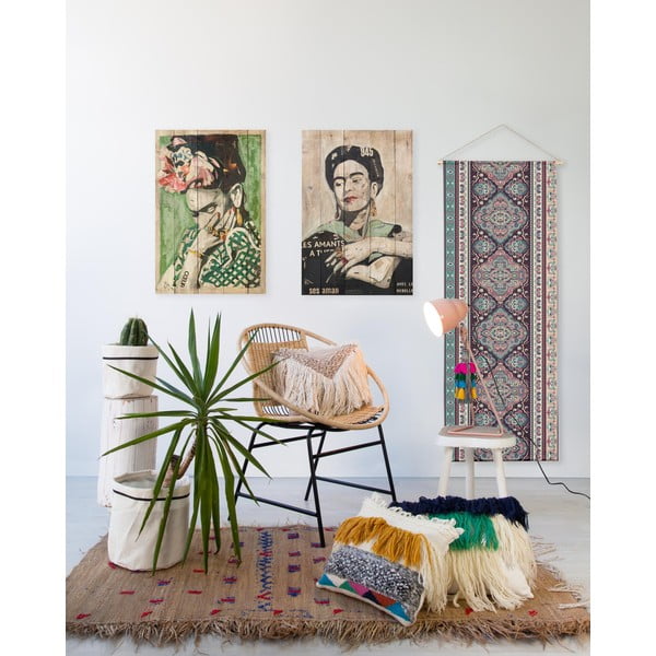 Drewniana tabliczka 40x60 cm Frida Les Amants – Madre Selva-image-1