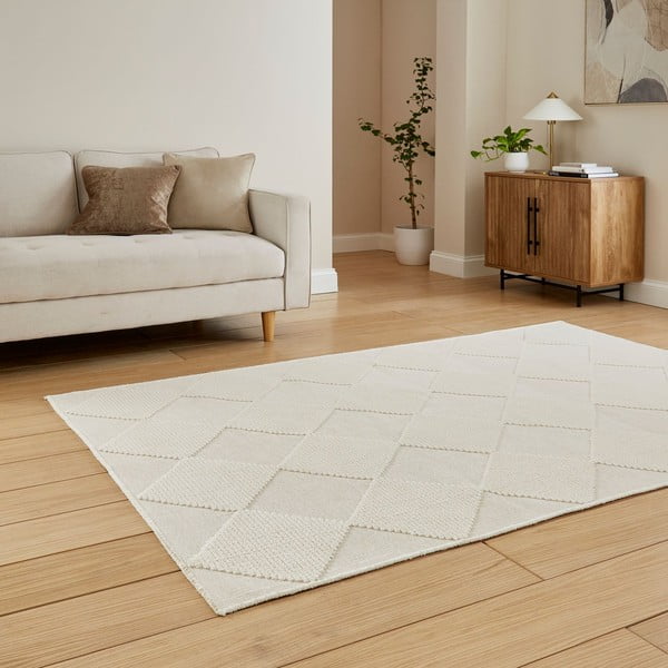 Kremowy dywan odpowiedni do prania 160x230 cm Lyna Cream – Think Rugs-image-2