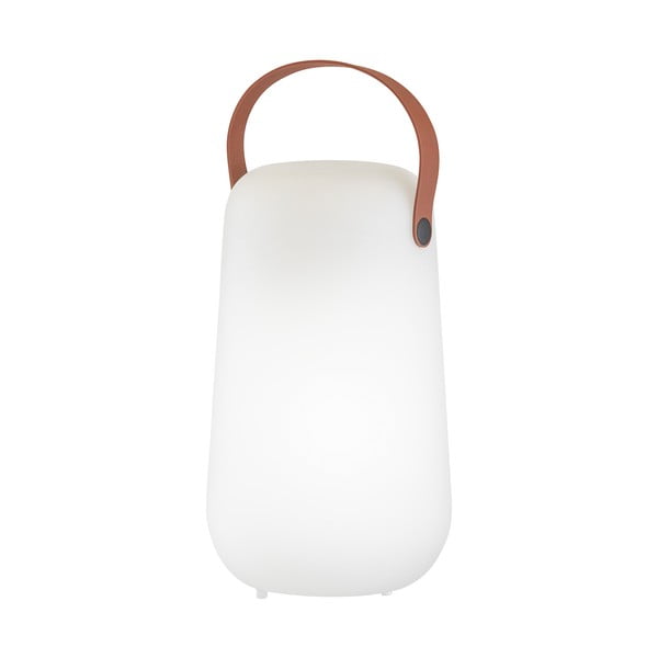 Biało-brązowa lampa stołowa LED (wysokość 26 cm) Collgar – Fischer & Honsel