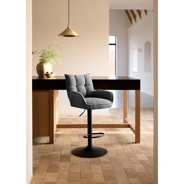 Szare hokery z regulowaną wysokością zestaw 2 szt. Marilla – Unique Furniture-image-1