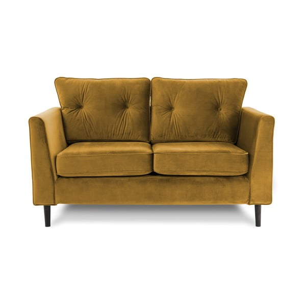 Żółta sofa Vivonita Portobello, 150 cm