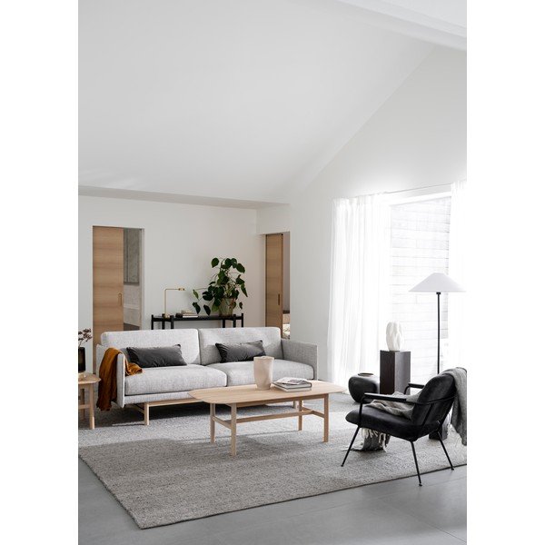 Naturalny stolik z litego drewna dębowego 135x62 cm Hammond – Rowico-image-2
