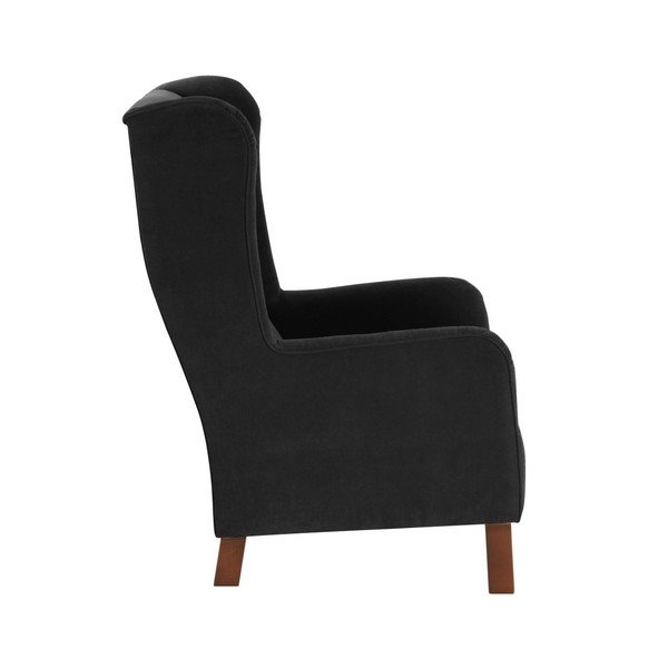 Czarny fotel Max Winzer Bruno Velor-image-2