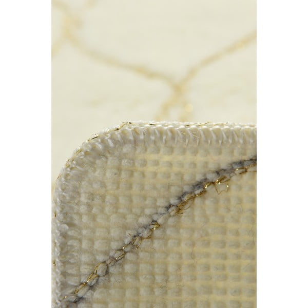 Zestaw 2 beżowych prostokątnych dywaników łazienkowych Foutastic Wave-image-4