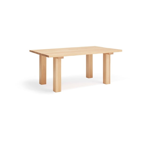 Stół z blatem z drewna sosnowego 100x180 cm Banda – Teulat
