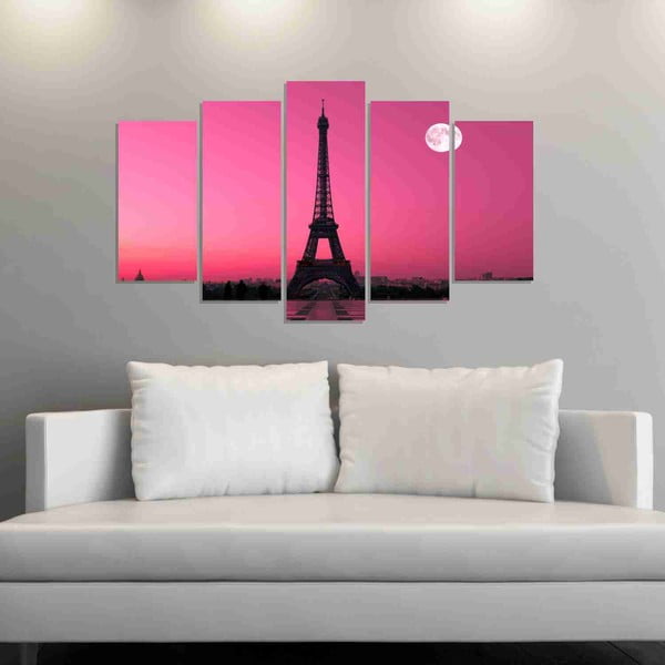 Pięcioczęściowy obraz Paris-image-1