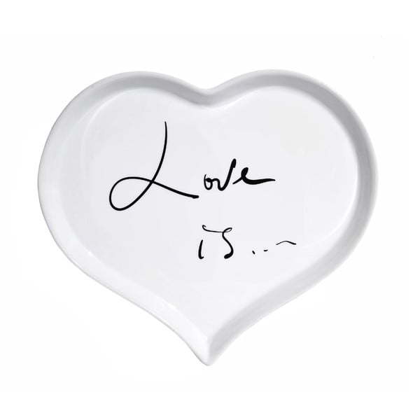 Talerz porcelanowy Love is