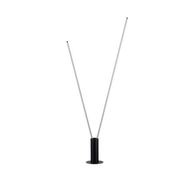 Metalowa lampa stojąca LED z elastyczną konstrukcją w kolorze matowej czerni (wysokość 181 cm) Kimolia – Nova Luce
