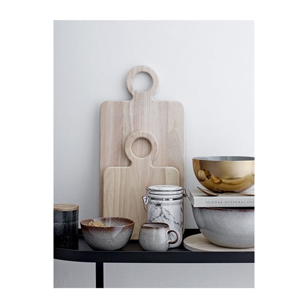 Szara kamionkowa misa Bloomingville Sandrine-image-1