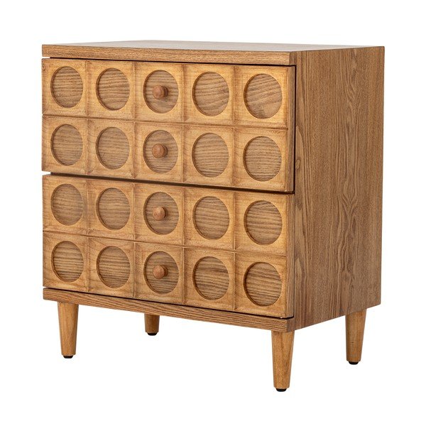 Komoda w dekorze jodły w naturalnym kolorze 56x61x35 cm Vester – Bloomingville